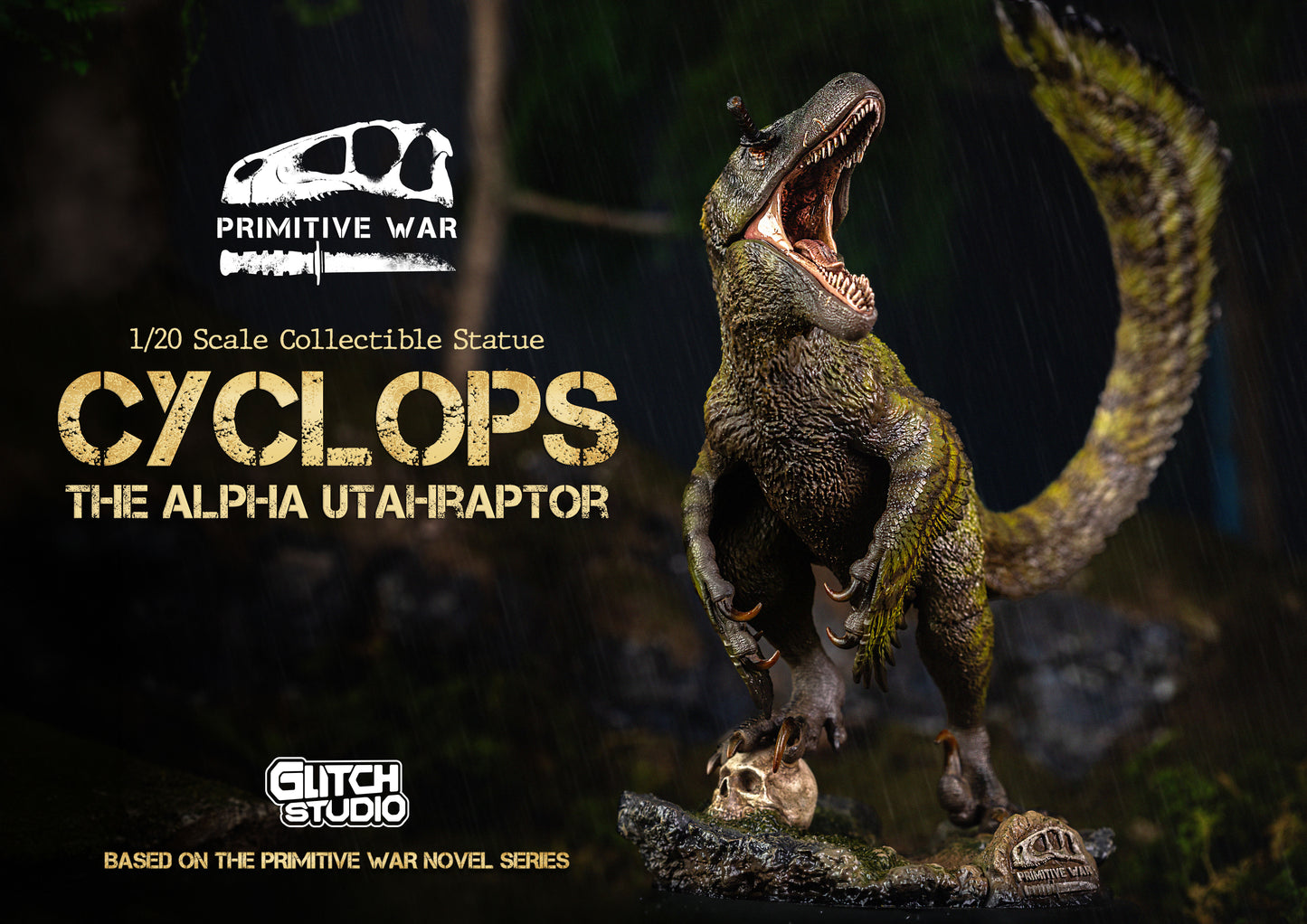 Primitive War Novel Series - Cyclops The Alpha Utahraptor