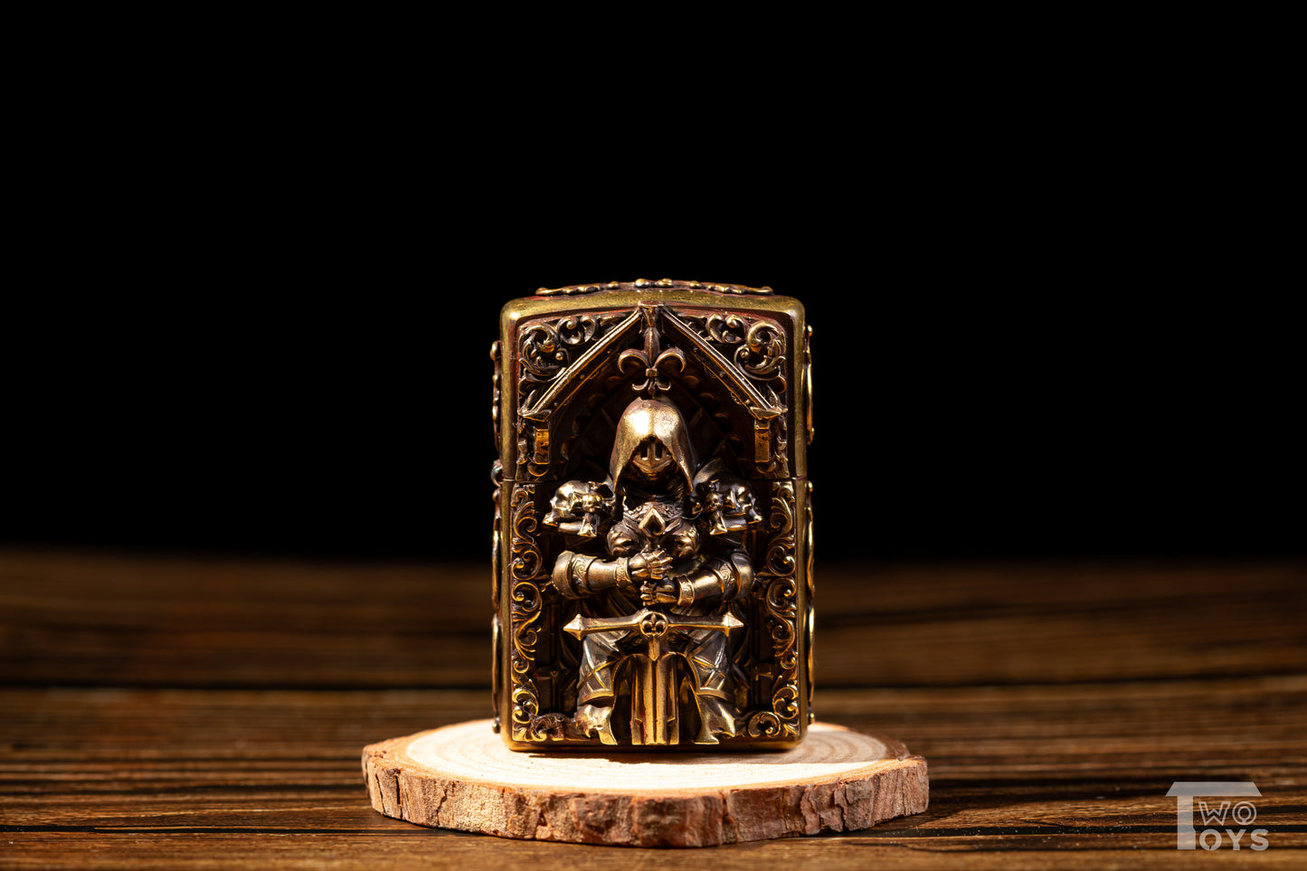Handcrafted Lighter Shell - Gothic Sanctuary Sculpture - Guardian - Twotoys