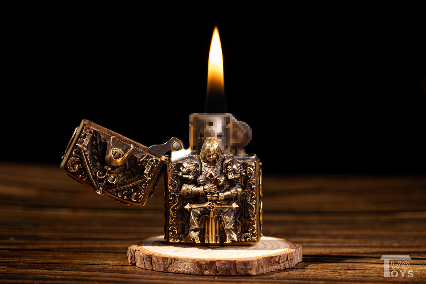 Handcrafted Lighter Shell - Gothic Sanctuary Sculpture - Guardian - Twotoys