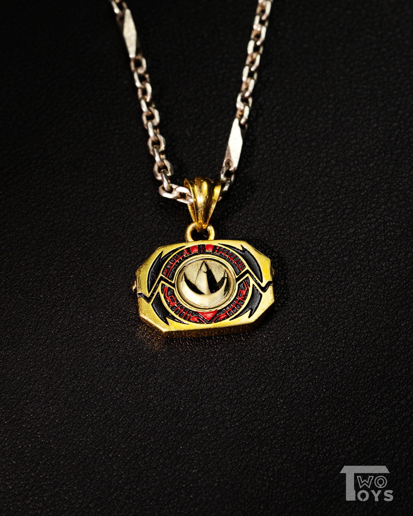 Silver Pendant with Power Coins