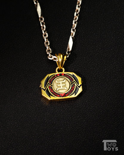 Silver Pendant,Tyrannosaurus, Mastodon, Triceratops, Sabertooth Tiger,Pterodactyl,Gold Ranger