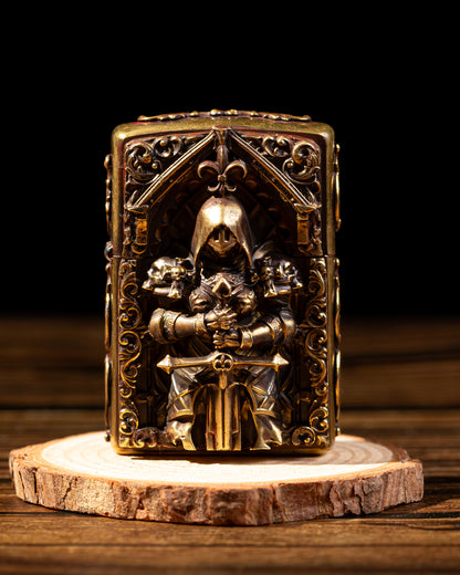 Handcrafted Lighter Shell - Gothic Sanctuary Sculpture - Guardian - Twotoys